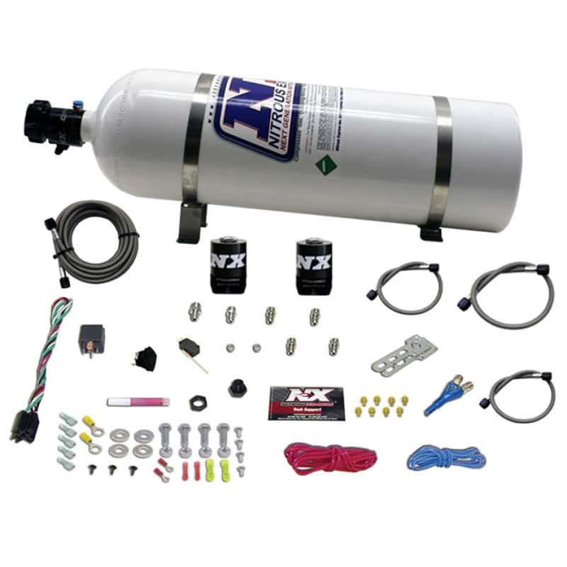 Nitrous Express — Nitrous Express GM EFI Race Single Nozzle Nitrous Kit (100-250HP) w/15lb Bottle
Injection System Kit
N2OSys - view 2