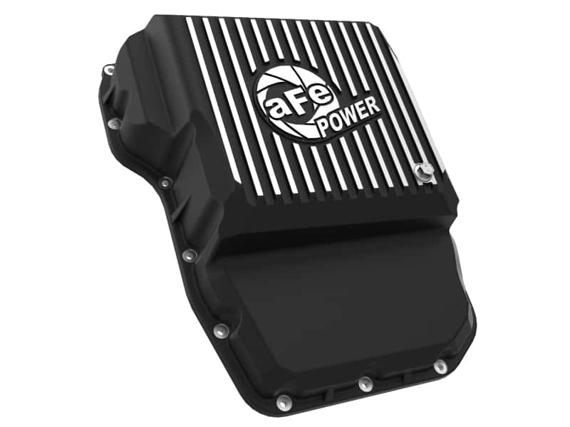 aFe — aFe Transmission Pan (Black w/ Machined Fins) 13-19 Dodge Diesel Trucks L6-6.7L (td)
Transmission Pan - view 2