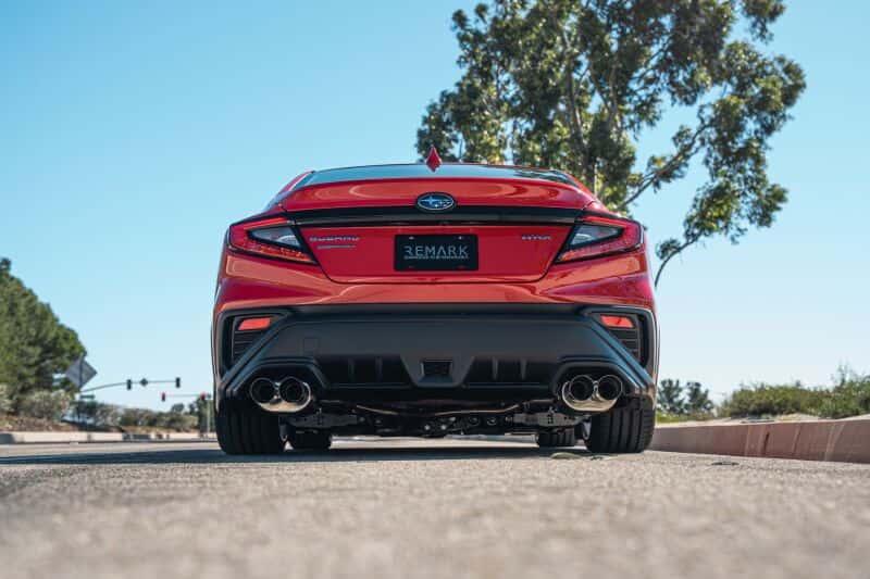 Remark — Remark 2022+ Subaru WRX VB Axle Back Exhaust w/Burnt Stainless Steel Dual Wall Tip - view 2