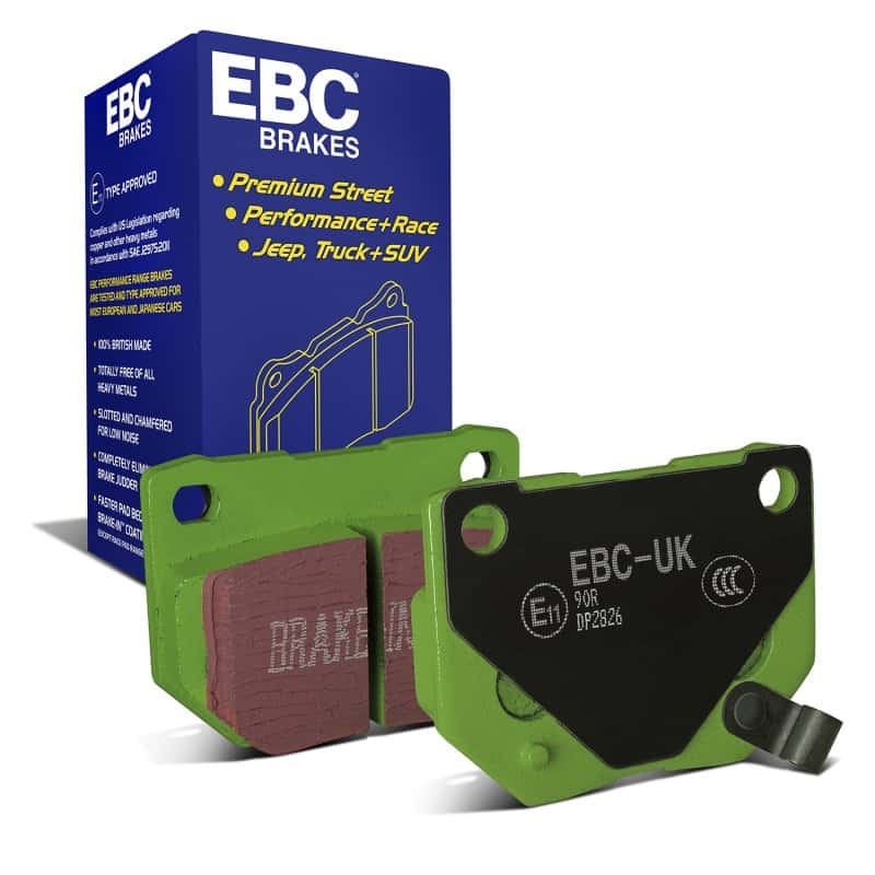 EBC — EBC 98-03 Nissan Skyline (R34) 2.5 GT (200) Greenstuff Rear Brake Pads
Disc Brake Pad - view 2