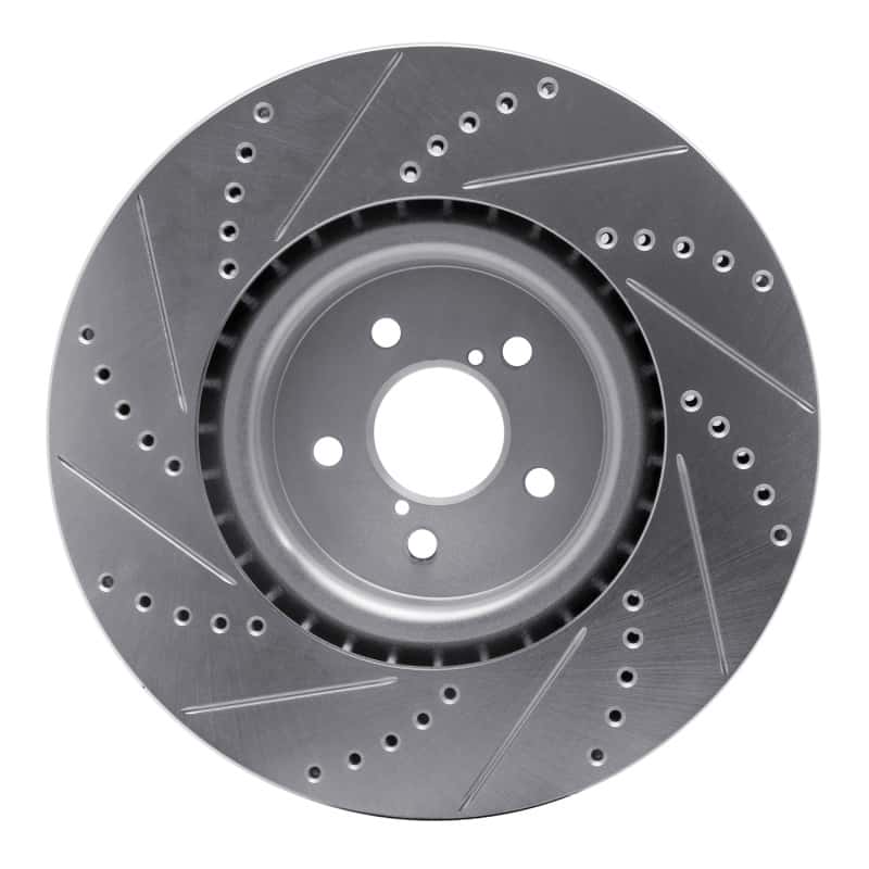 R1 Concepts — R1 03-25 Subaru BRZ Front Right Drilled & Slotted Silver Brake Rotor
R1 Brake Rotor Drill - view 5