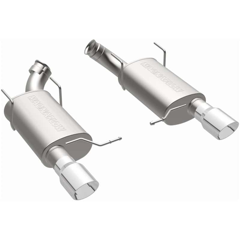 Magnaflow — MagnaFlow 13 Ford Mustang V8 5.0L Dual Split Rear Exit Stainless Cat Back Performance Exhaust
Axle-Back
Cat-Back - view 6