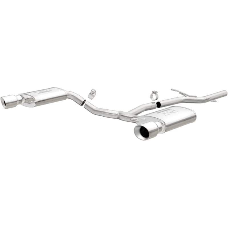 Magnaflow — Magnaflow 2015 Audi Allroad 2.0L Touring Dual Spilt Rear Exit 2.5in 4in Tip SS C/B Perf Exhaust
Cat-Back - view 8