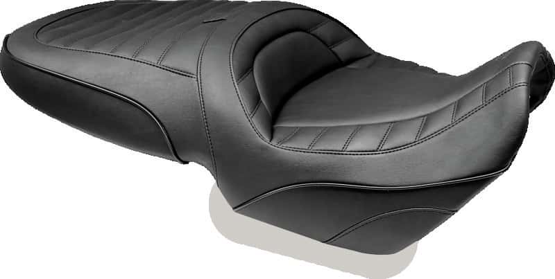 Mustang Motorcycle — Mustang 08-21 Harley Electra Glide Std, Rd Glide, Rd King, Str Glide Touring Backrest Regal -Black - view 2