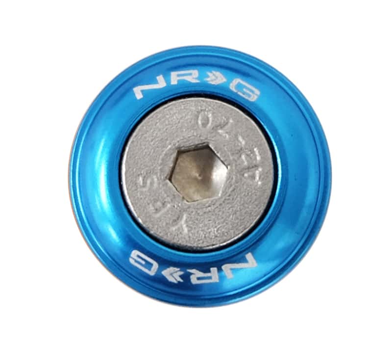 NRG — NRG Fender Washer Kit w/Rivets For Plastic (Blue) - Set of 10 - view 2