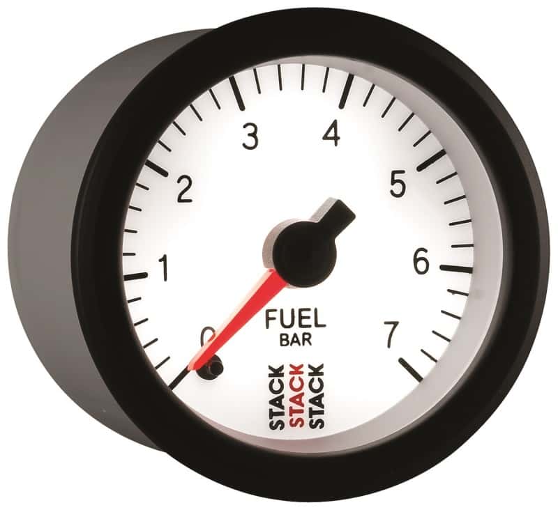 AutoMeter — Autometer Stack 52mm 0-7 Bar M10 Male Pro Stepper Motor Fuel Pressure Gauge - White
Ga FP ProStpr W 7Bar - view 6