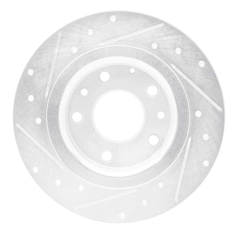 R1 Concepts — R1 16-18 Mazda CX-3 Rear Right Drilled & Slotted Silver Brake Rotor
R1 Brake Rotor Drill - view 5