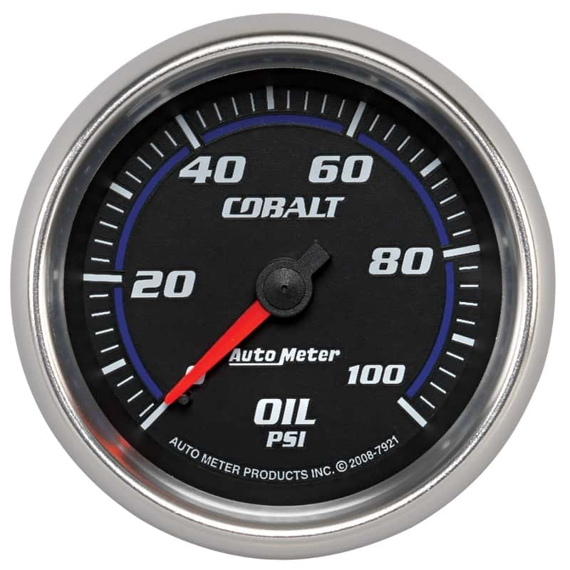 AutoMeter — Autometer Cobalt 66mm 0-100 PSI Oil Pressure Gauge
GA 2.6" OILP MECH CB - view 1