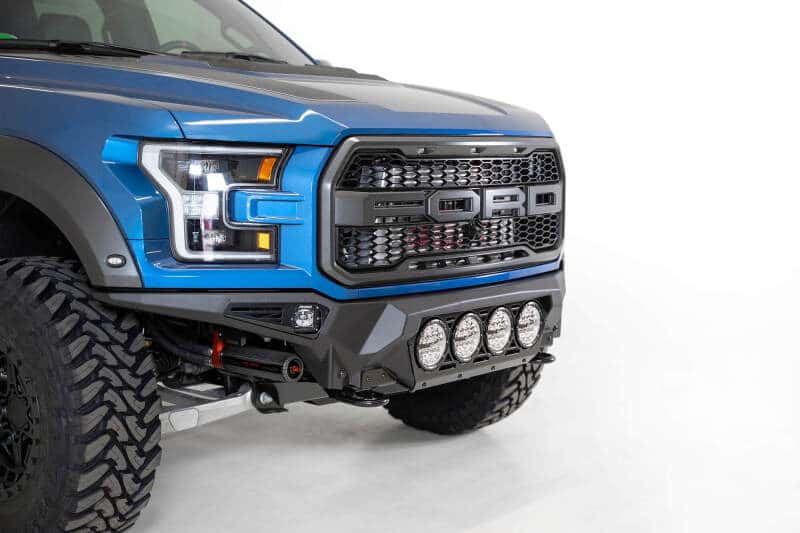 Addictive Desert Designs — Addictive Desert Designs 17-20 Ford F-150 Raptor Bomber Front Bumper w/ 4 Rigid 360 6in Round Mounts
Bumper- Front
Bumpers - view 14