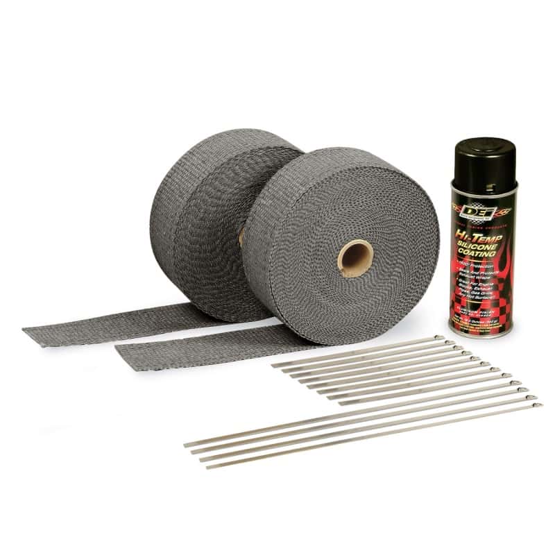 DEI — DEI Kit - Black Wrap & Black HT Silicone Coating (Aerosol)
Exhaust Wrap Kit - view 4