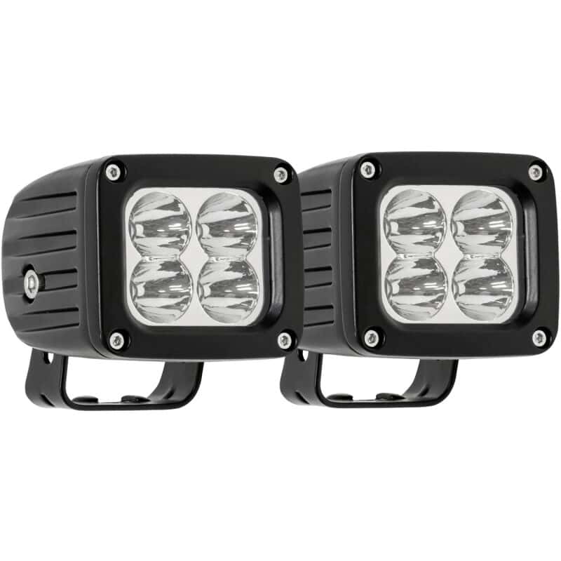 Westin — Westin Quadrant LED Auxiliary Light 3 inch x 2.5 inch Flood w/5W Cree (Set of 2) - Black
Offroad/Racing Lamp - view 2