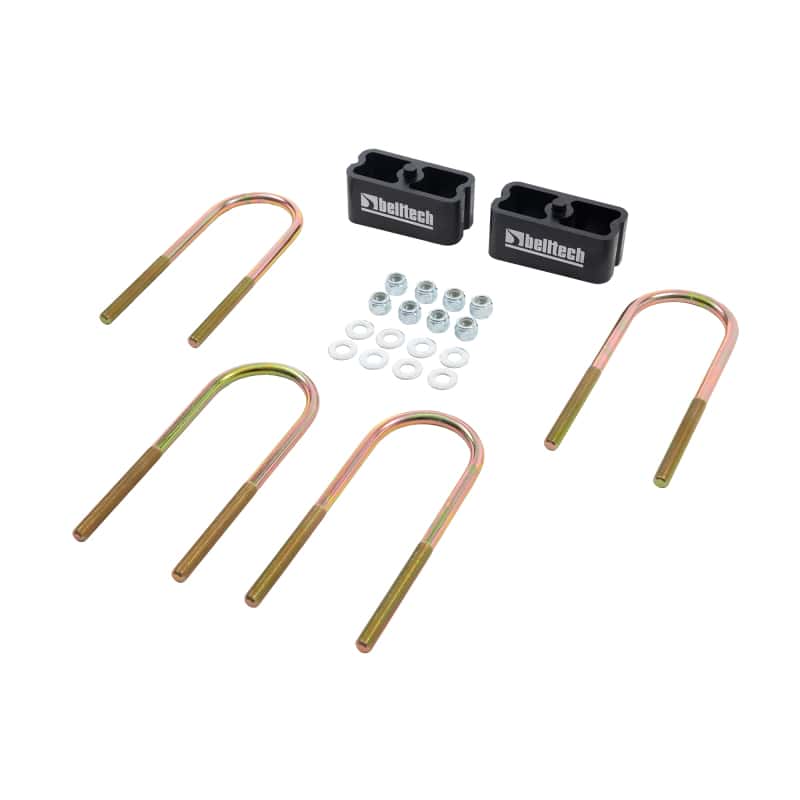 Belltech — Belltech LOWERING BLOCK KIT 2inch WITH 2 DEGREE ANGLE
LOWERING BLOCK KIT - view 4