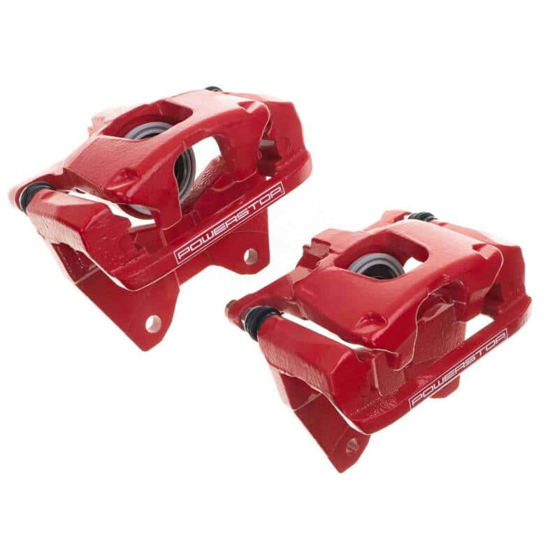 PowerStop — Power Stop 07-18 Jeep Wrangler JK Rear Red Caliper Pair w/Bracket
Caliper Set - view 6
