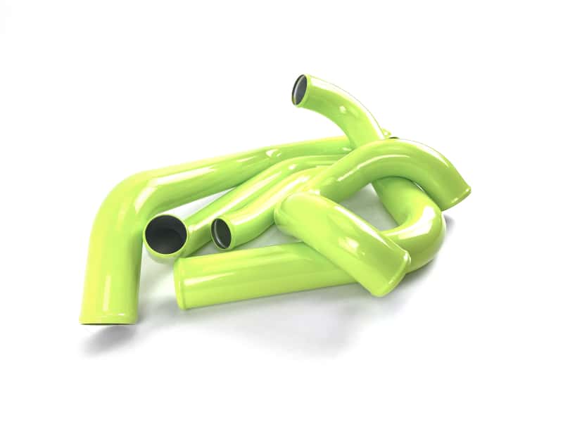 Perrin Performance — PERRIN 15-21 Subaru STI Front Mount Intercooler Boost Tube Kit - Neon Yellow - view 3