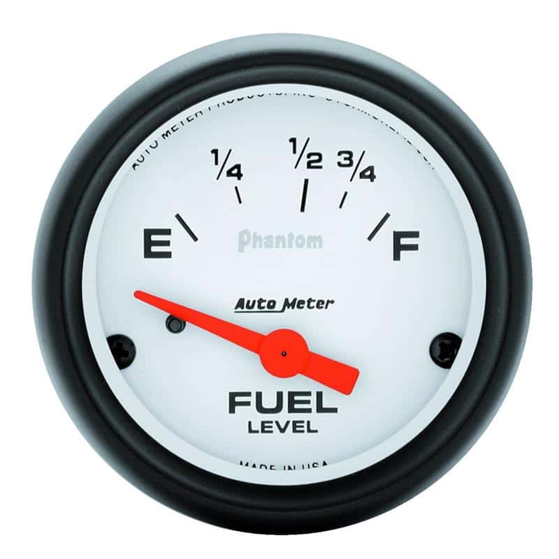 AutoMeter — Autometer Phantom 2-1/16in Electrical Fuel Level Gauge 16-158 Ohms
2" FUEL LEVEL, 16 E/ - view 2