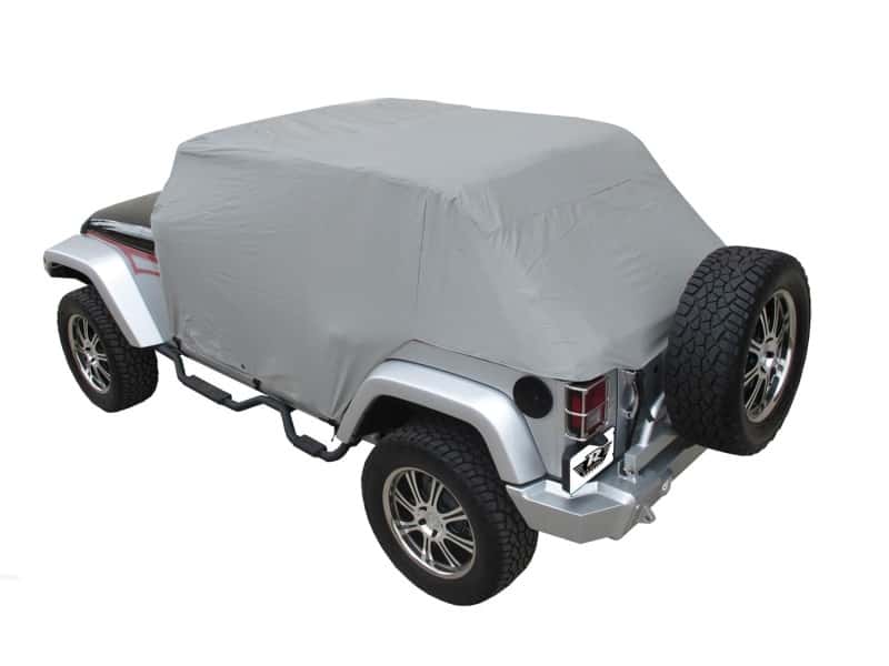 Rampage — Rampage 2007-2018 Jeep Wrangler(JK) Unlimited Cab Cover With Door Flaps - Grey
Car Cover - view 2
