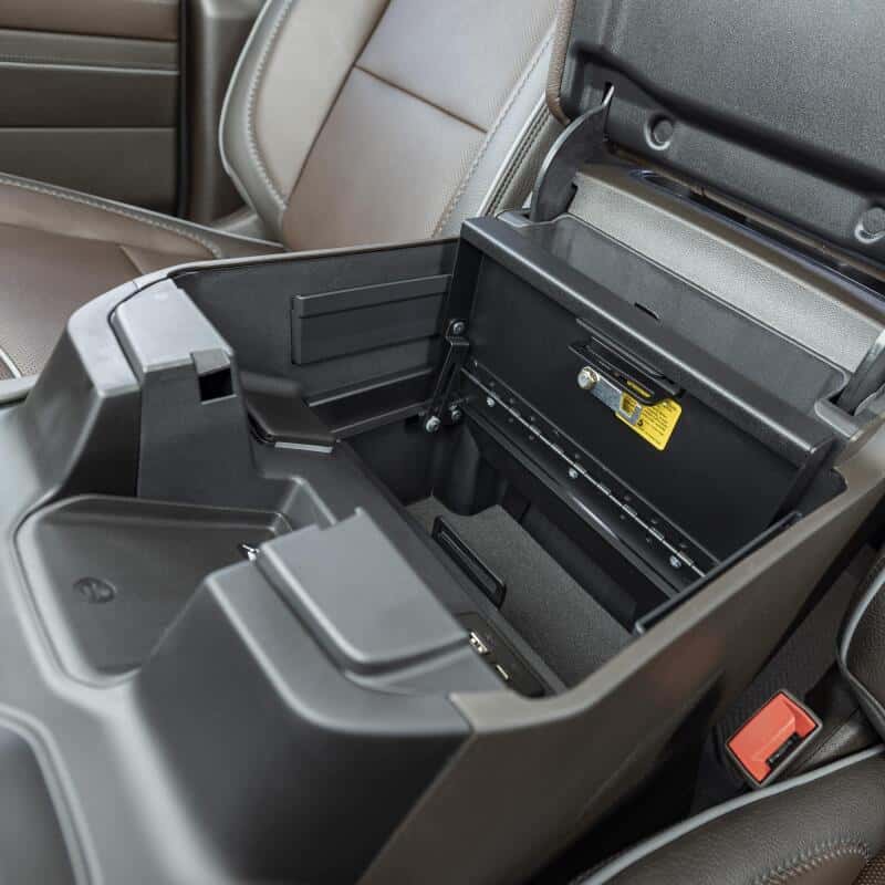 Tuffy Products — Tuffy Console Safe W/ Keyed Lock For Chevrolet Silverado W/ Wireless Charging Pad Console
Console Safe - view 5