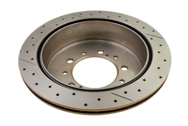 DBA — DBA 07+ Toyota Landcruiser 200 Series Rear Cross Drilled & Slotted Street Series Rotor
X Street Series
Brake Rotor - view 3