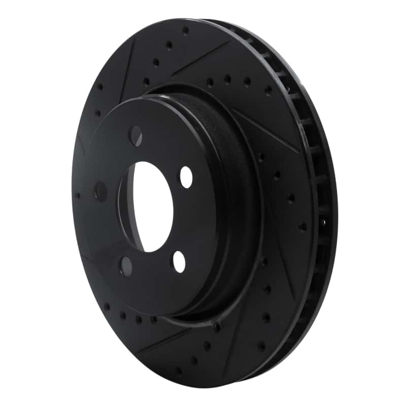 R1 Concepts — R1 07-12 Dodge Nitro Front Left Drilled & Slotted Black Brake Rotor
R1 Brake Rotor Drill - view 2