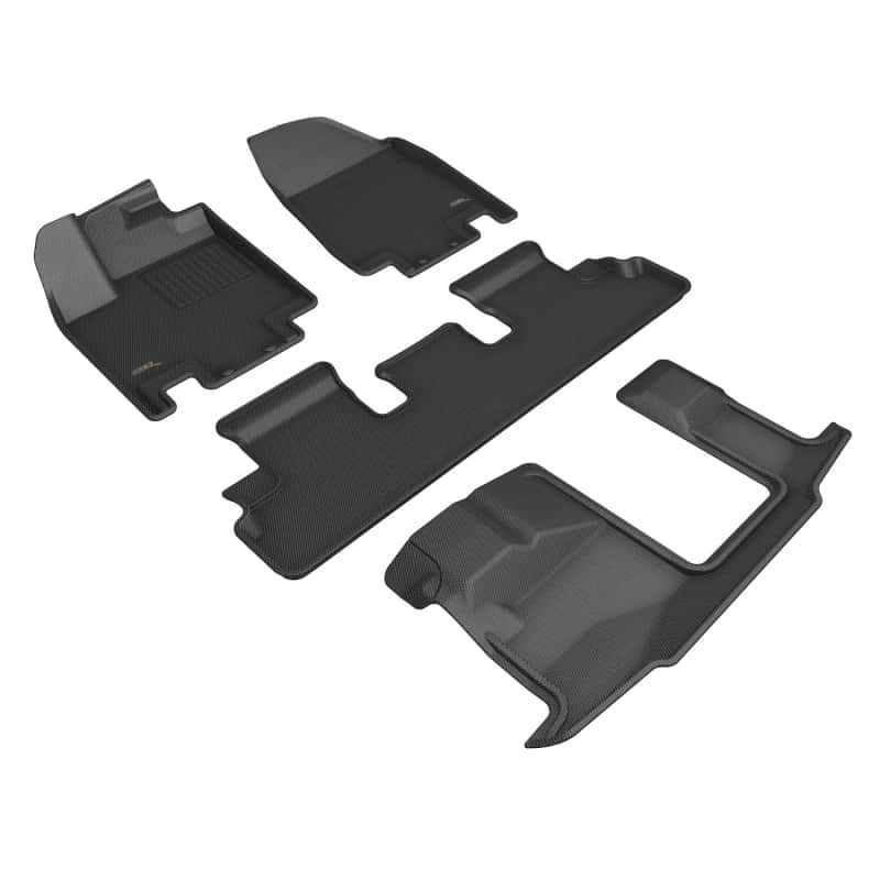 3D MAXpider — 3D MAXpider 22-23 Infiniti QX60 7 Seat Kagu Black Floormat- Row 1/2/3
Floor Mat Set - view 1