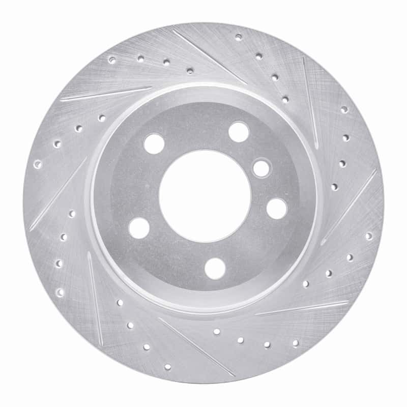 R1 Concepts — R1 07-19 BMW X6 Rear Right Drilled & Slotted Silver Brake Rotor
R1 Brake Rotor Drill - view 1