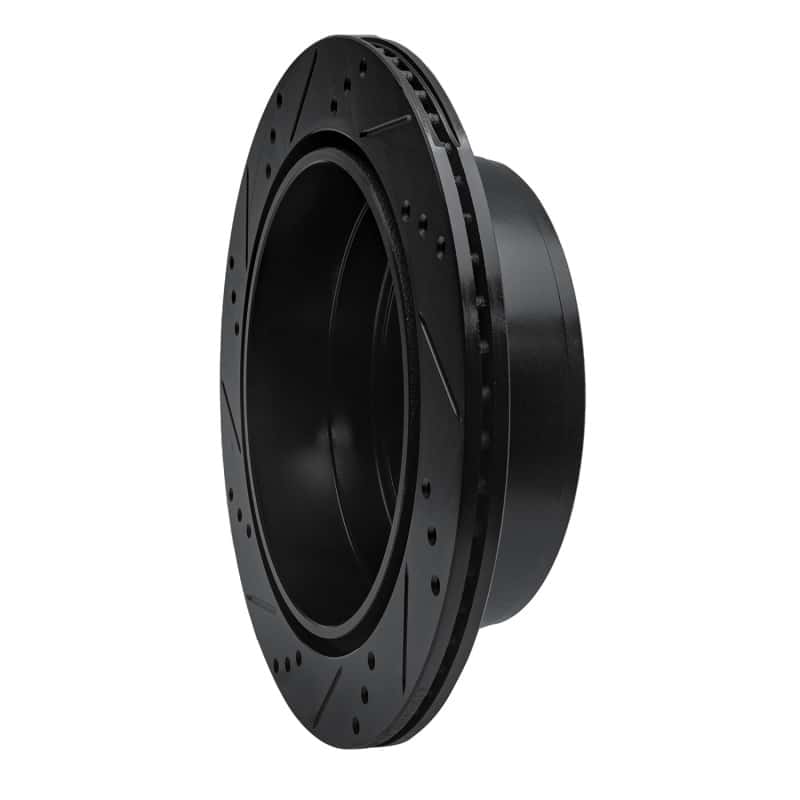 R1 Concepts — R1 04-11 Ford F-150 4WD Rear Right Drilled & Slotted Black Brake Rotor
R1 Brake Rotor Drill - view 4