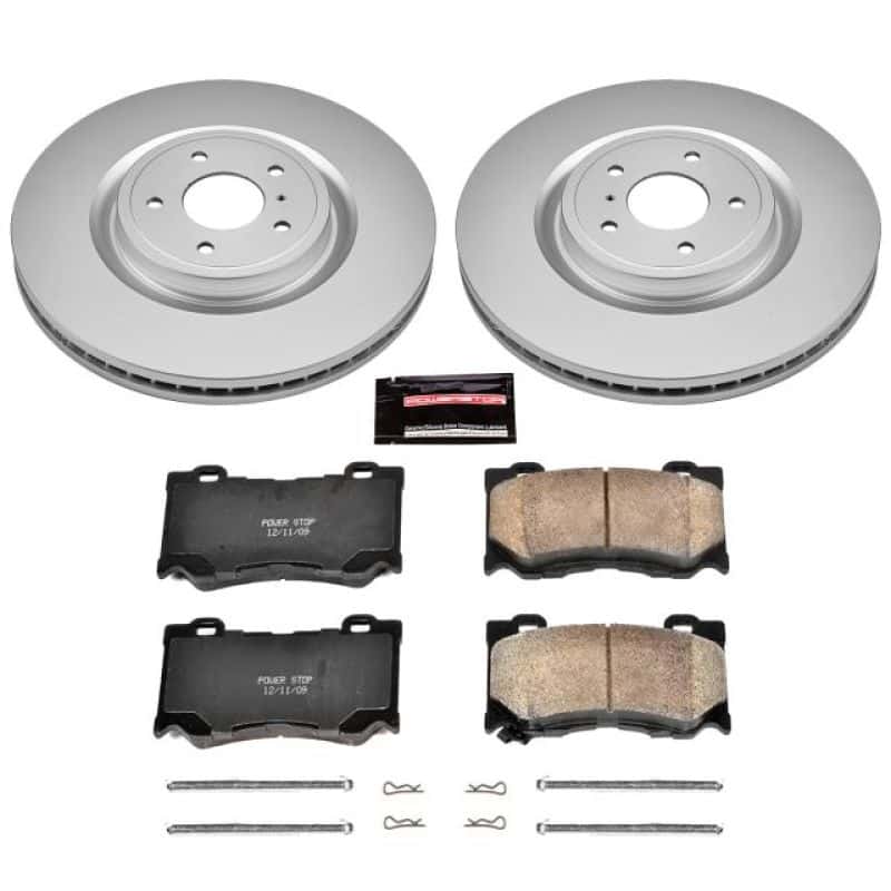 PowerStop — Power Stop 09-13 Infiniti FX50 Front Z17 Evolution Geomet Coated Brake Kit - view 1
