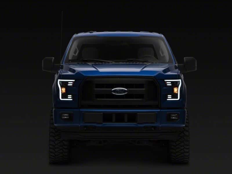 Raxiom — Raxiom 15-17 Ford F-150 G3 Projector Headlights w/ LED Accent- Blk Housing (Clear Lens)
Headlights - view 8