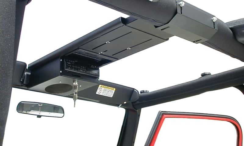 Tuffy Products — Tuffy Overhead Console- Single Compartment Black - view 2