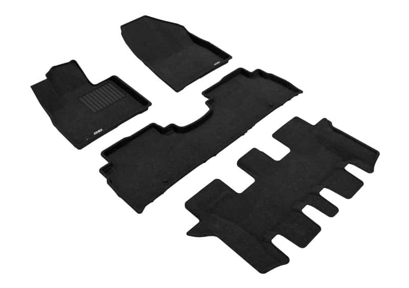 3D MAXpider — 3D MAXpider 16-20 Kia Sorento 7-Seat Elegant Black R1 R2 R3
Floor Mat Set - view 1