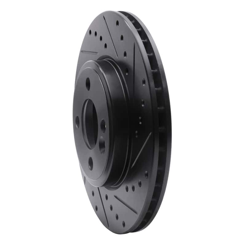 R1 Concepts — R1 07-15 Mini Cooper (Excl Clubman) Front Right Drilled & Slotted Black Brake Rotor
R1 Brake Rotor Drill - view 2