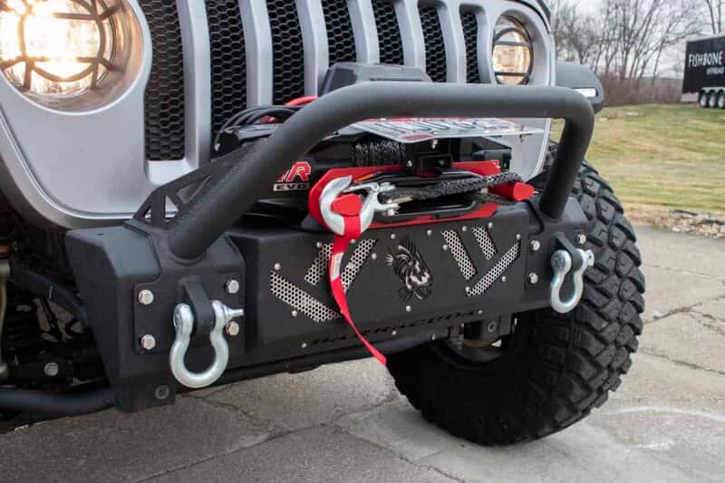 Fishbone Offroad — Fishbone Offroad 07-18 Jeep Wrangler JK Barracuda Modular Front Bumper - Base - view 8