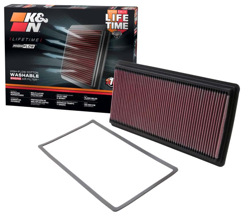 K&N Engineering — K&N Replacement Air Filter CHEVY CAMARO 3.8/5.7L 98-07, PONTIAC FIREBIRD 3.8/5.7L 98-02
Replacement Air Filt
Air Filter - view 3