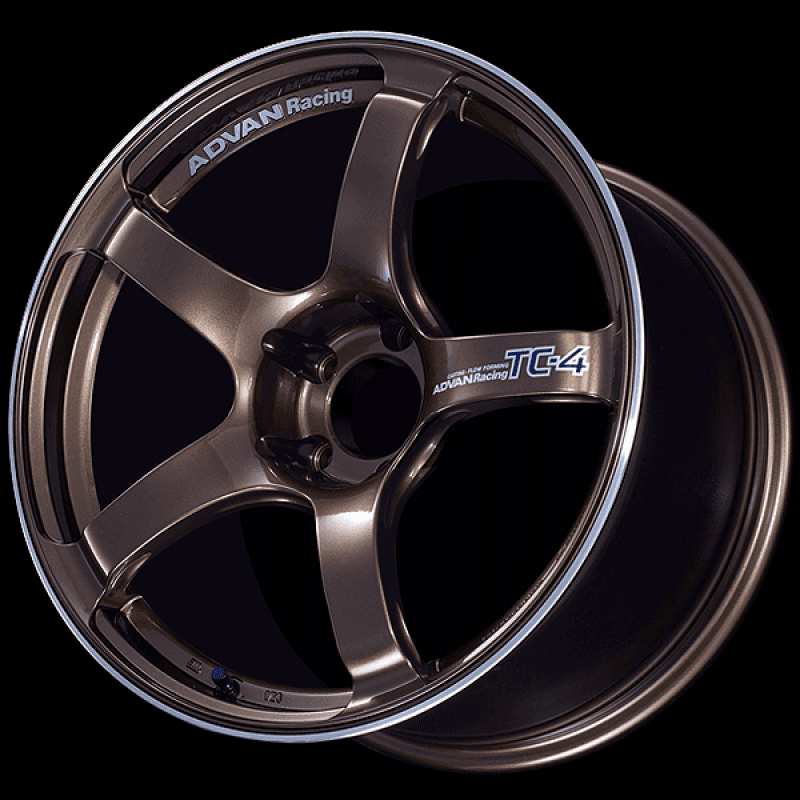 Advan — Advan TC4 17x8.5 +50 5x114.3 Racing Umber Bronze and Ring Wheel - view 2