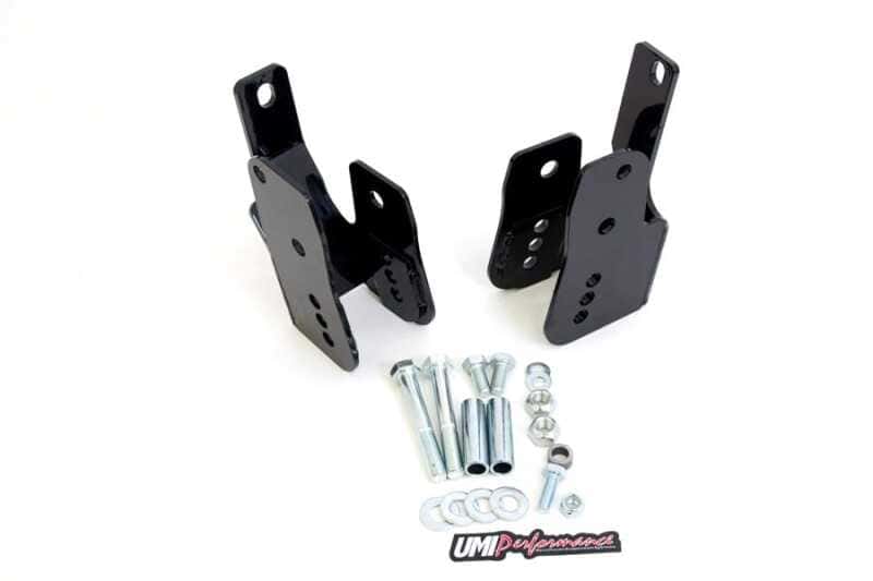 UMI Performance — UMI Performance 05-14 Ford Mustang Rear Control Arm Relocation Brackets- Bolt In
Control Arm Bracket - view 1