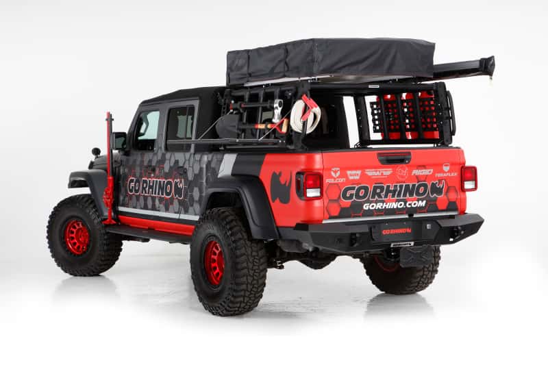 Go Rhino — Go Rhino 19-21 Jeep Gladiator XRS Overland Xtreme Rack - Box 2 (Req. gor5950000T-01)
Overland Xtreme Rack - view 2