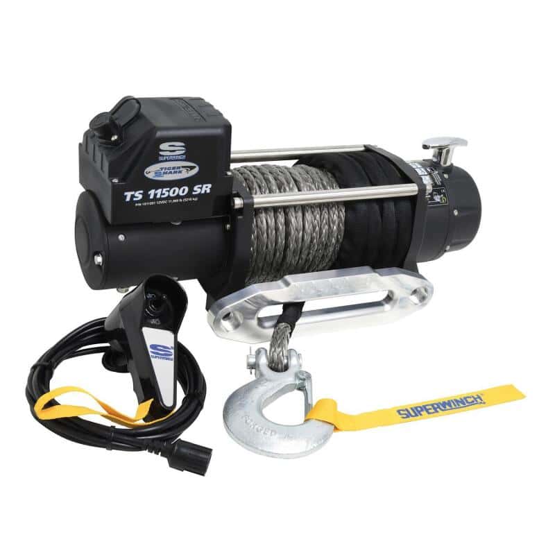 Superwinch — Superwinch 11500 LBS 12V DC 3/8in x 80ft Synthetic Rope Tiger Shark 11500 Winch
Winch - view 13