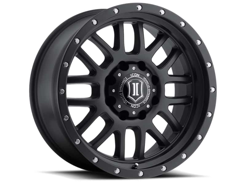 ICON — ICON Alpha 20x9 5x150 16mm Offset 5.625in BS 110.1mm Bore Satin Black Wheel
ALPHA WHEEL - view 1