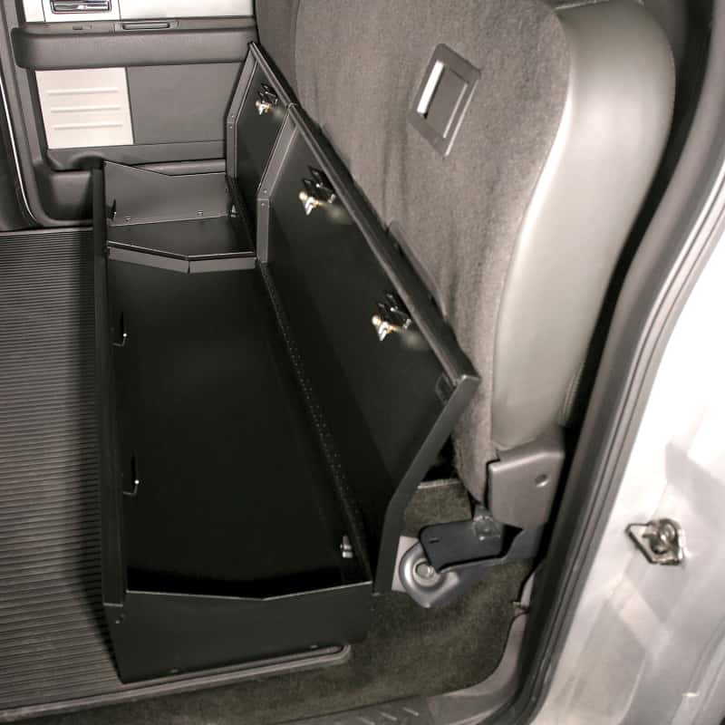 Tuffy Products — Tuffy Ford F150 Supercrew Underseat Lockbox Full Length W/ Keyed Lock
Lockbox - view 5