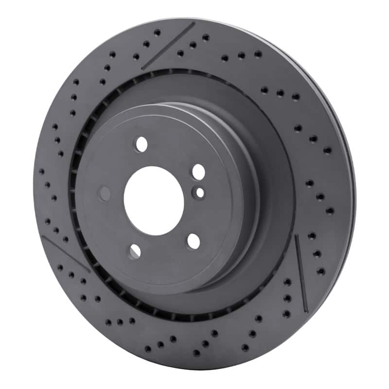 DFC — DFC 10-18 Mercedes-Benz C63 AMG Rear Drilled GeoSPEC Coated Rotor and Slotted
DFC Brake Rotor - view 2