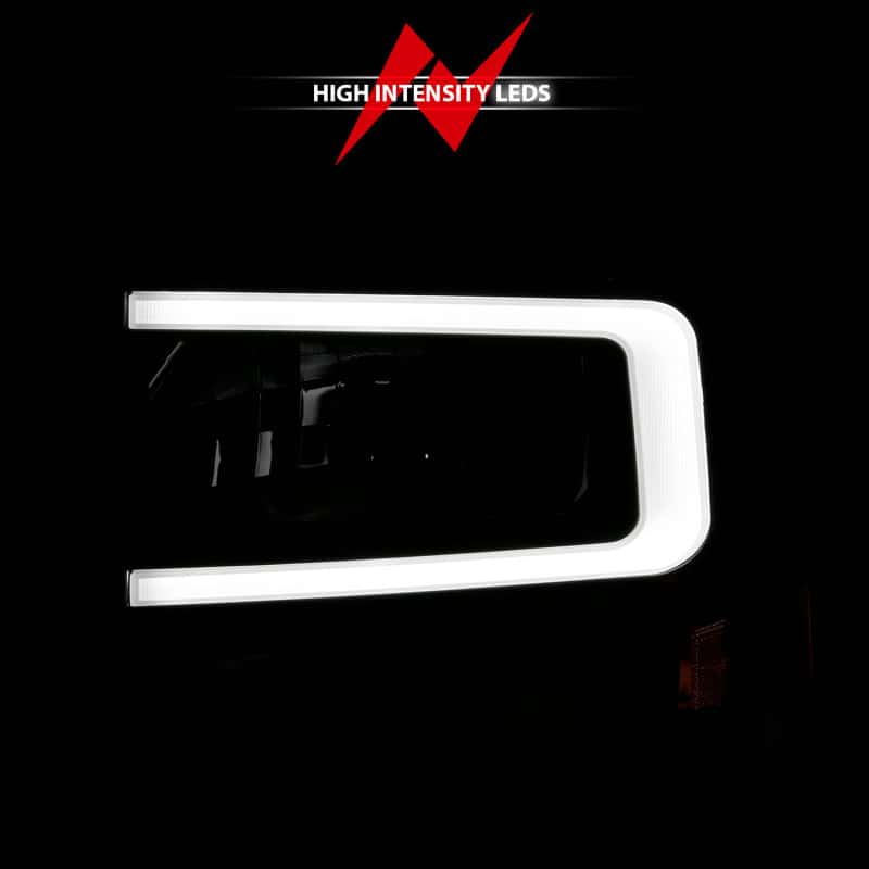 ANZO — ANZO 99-04 Ford F250/F350/F450/Excursion (excl. 99) Crystal Headlights - w/ Light Bar Black Housing
Head Light Set
HdLtSet - view 7
