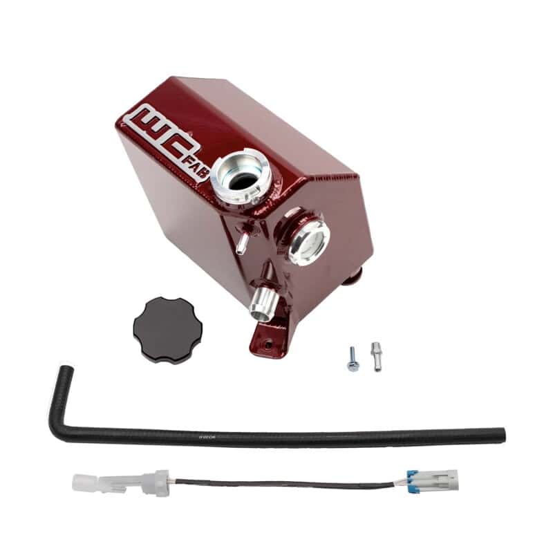 Wehrli — Wehrli 17-19 Chevrolet 6.6L L5P Duramax OEM Placement Coolant Tank Kit - WCFab Red
Clnt Res 17-19 RED - view 1