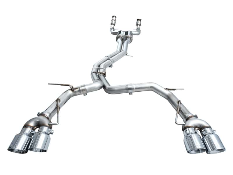 AWE Tuning — AWE Tuning 19-23 Audi C8 S6/S7 2.9T V6 AWD Track Edition Exhaust - Chrome Silver Tips
Track Exhaust - view 9