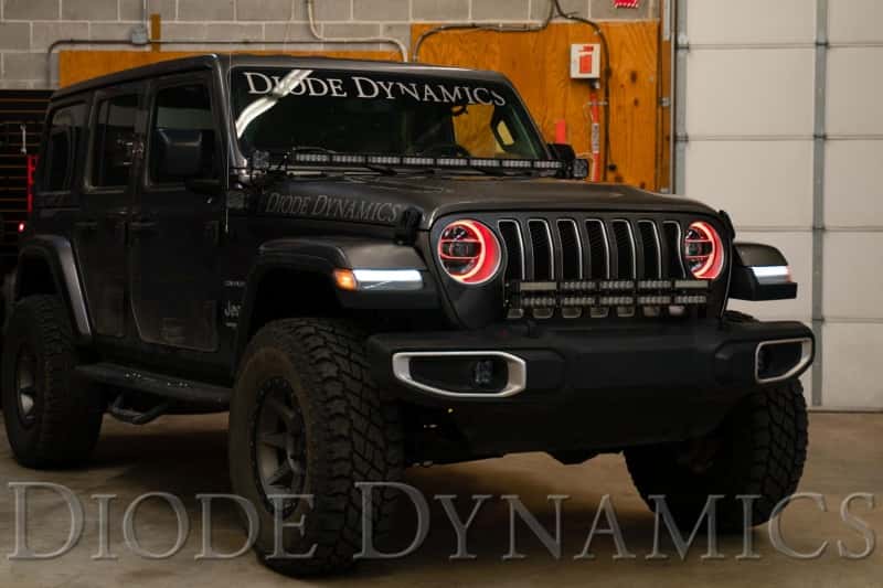 Diode Dynamics — Diode Dynamics 18-21 Jeep JL Wrangler/Gladiator RGBW HD LED Halos - view 4