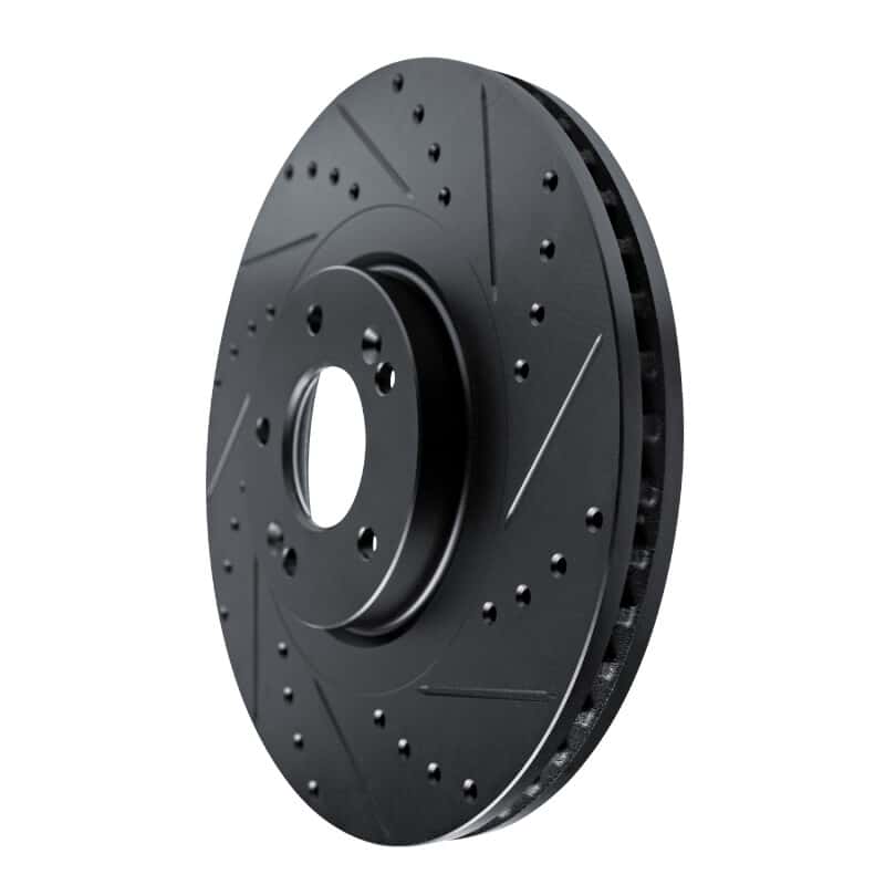 R1 Concepts — R1 20-25 Hyundai Palisade Front Right Drilled & Slotted Black Brake Rotor
R1 Brake Rotor Drill - view 2