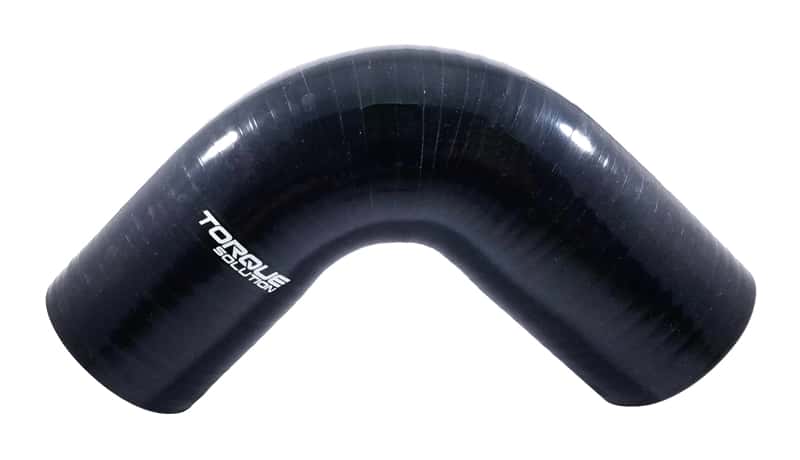 Torque Solution — Torque Solution 90 Degree Silicone Elbow: 2.5 inch Black Universal - view 1