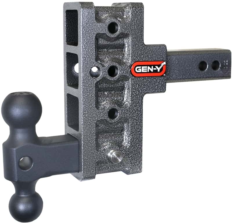 GEN-Y Hitch — Gen-Y Mega Duty 2in Shank 5in Offset Drop 1.5K TW 10K Hitch w/GH-031 Dual-Ball
Drop Hitch - view 3