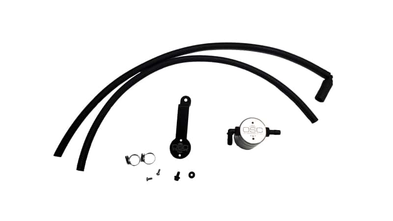 J&L — J&L 18-24 Toyota Camry 3.5L V6 Oil Separator 3.0 Passenger Side - Clear Anodized
Oil Separator - view 1