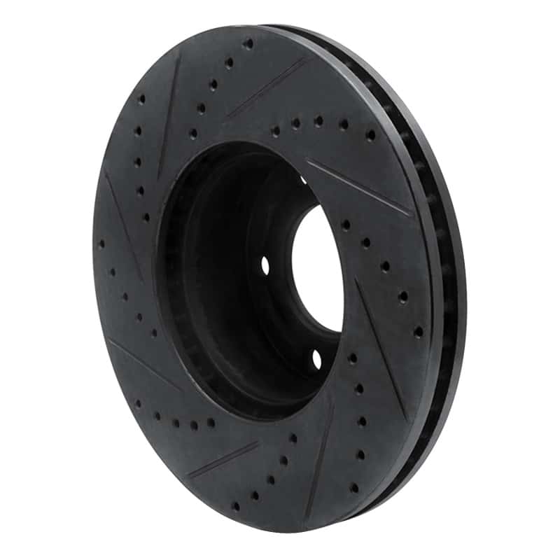 R1 Concepts — R1 08-18 Mercedes-Benz G500 (USA/Canada) Front Right Drilled & Slotted Black Brake Rotor
R1 Brake Rotor Drill - view 4