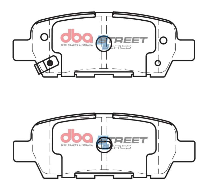 DBA — DBA 08-13 Infiniti G37 Street Series Rear Brake Pads
Brake Pad - view 1